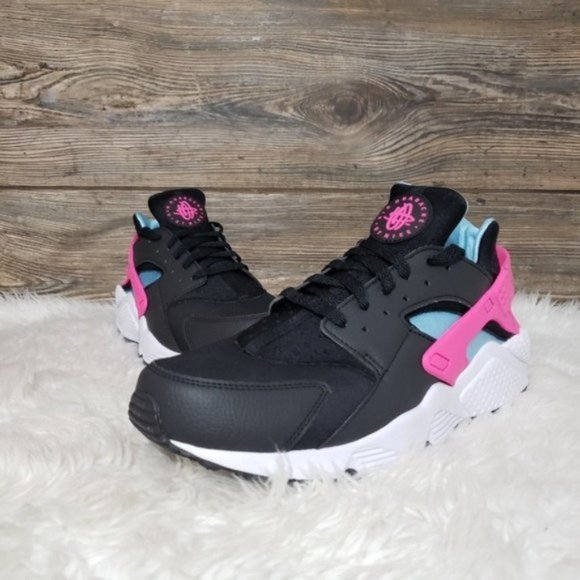 air huarache run black laser fuchsia blue gale